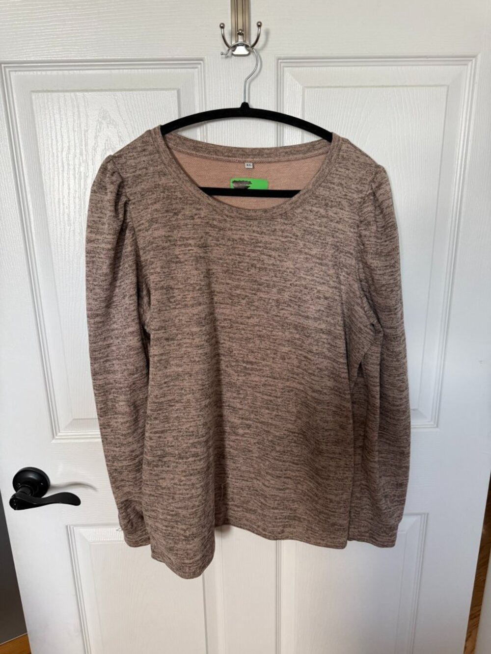 Amazon Puff Sleeve Crewneck Sweatshirt
